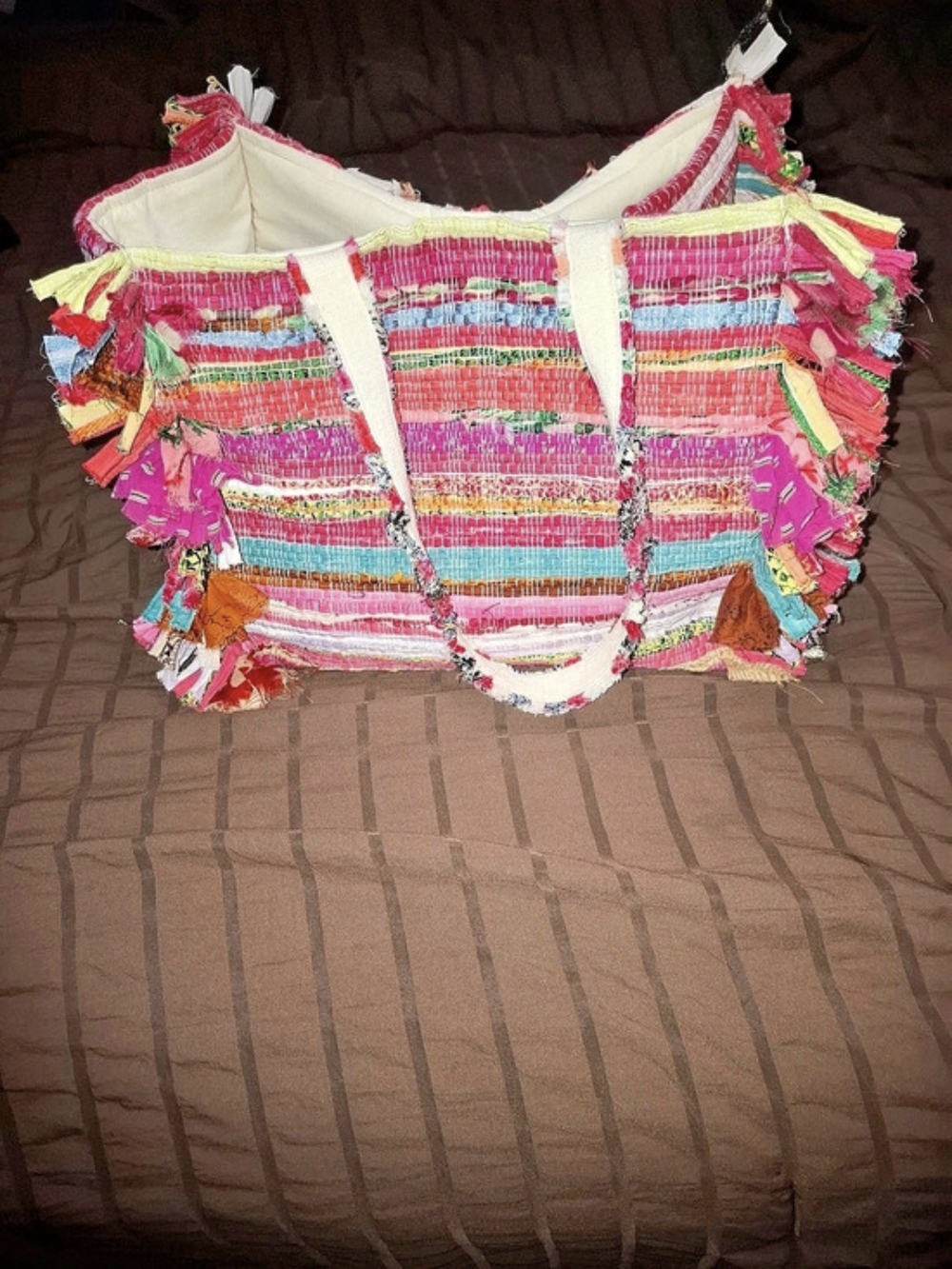Shiraleah Chicago Recycled Cotton Rag Tote Bag